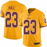 Nike Men & Women & Youth Redskins 23 DeAngelo Hall Gold Color Rush Limited Jersey,baseball caps,new era cap wholesale,wholesale hats